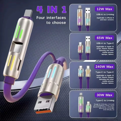 4 in 1 Fast Charging Cable⚡