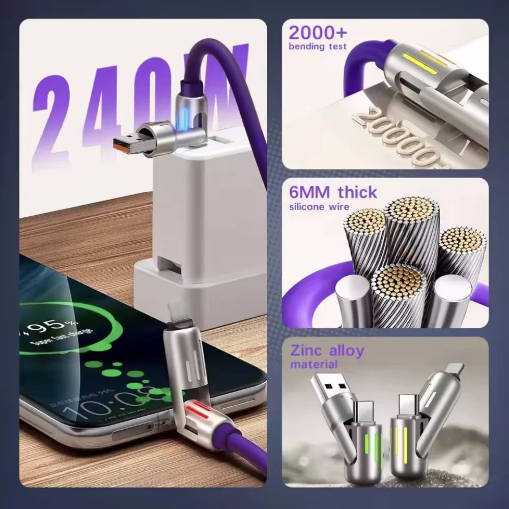 4 in 1 Fast Charging Cable⚡